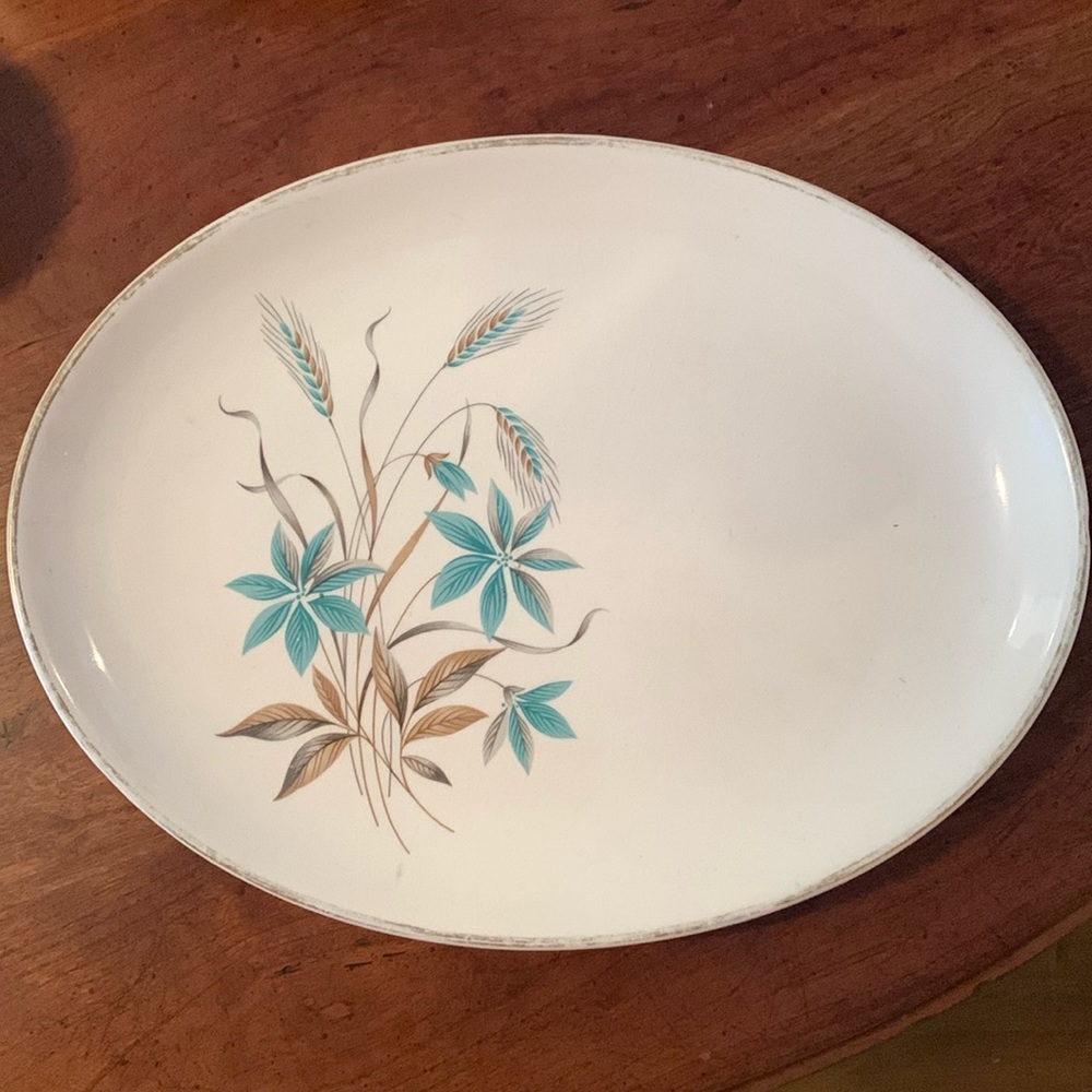 Canadian Wheat Lg. China platter